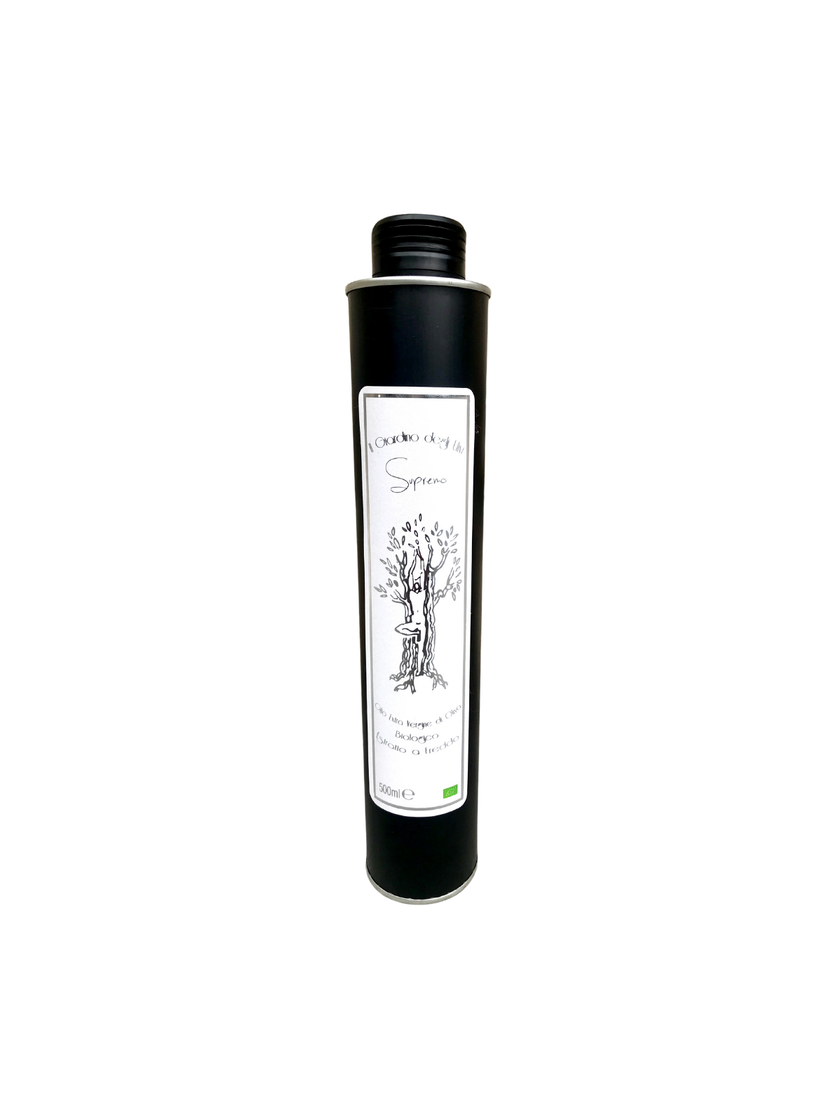500ml Olio Extra Vergine di Oliva Supremo Biologico Estratto a Freddo Il Giardino Degli Ulivi