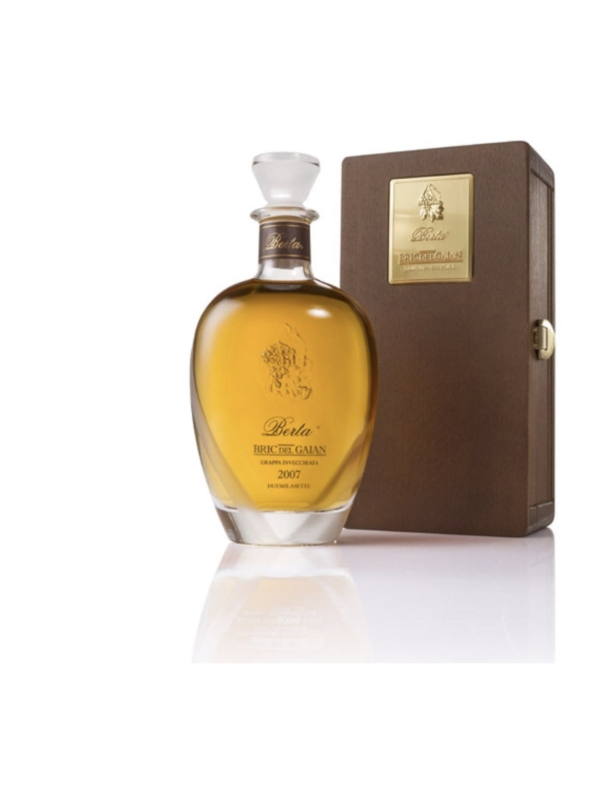 Grappa Bric Del Gaian con cofanetto di legno Distillerie Berta