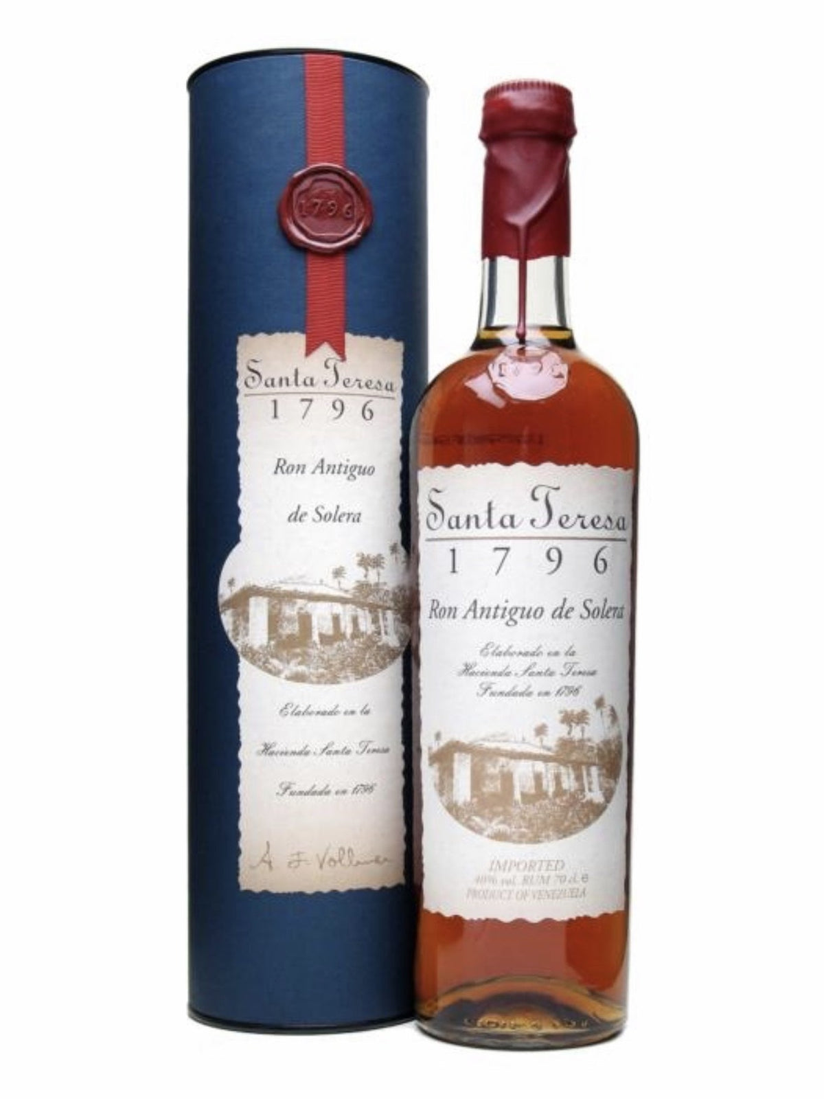 Rum Santa Teresa Solera 1796 con astuccio