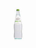 Acqua Tullia mineral water glass bottle with green cap and white label