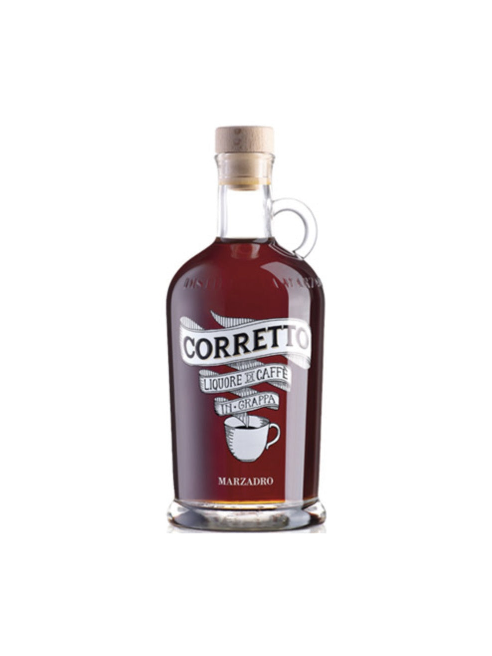 Corretto Liquore Di Caffè In Grappa Marzadro