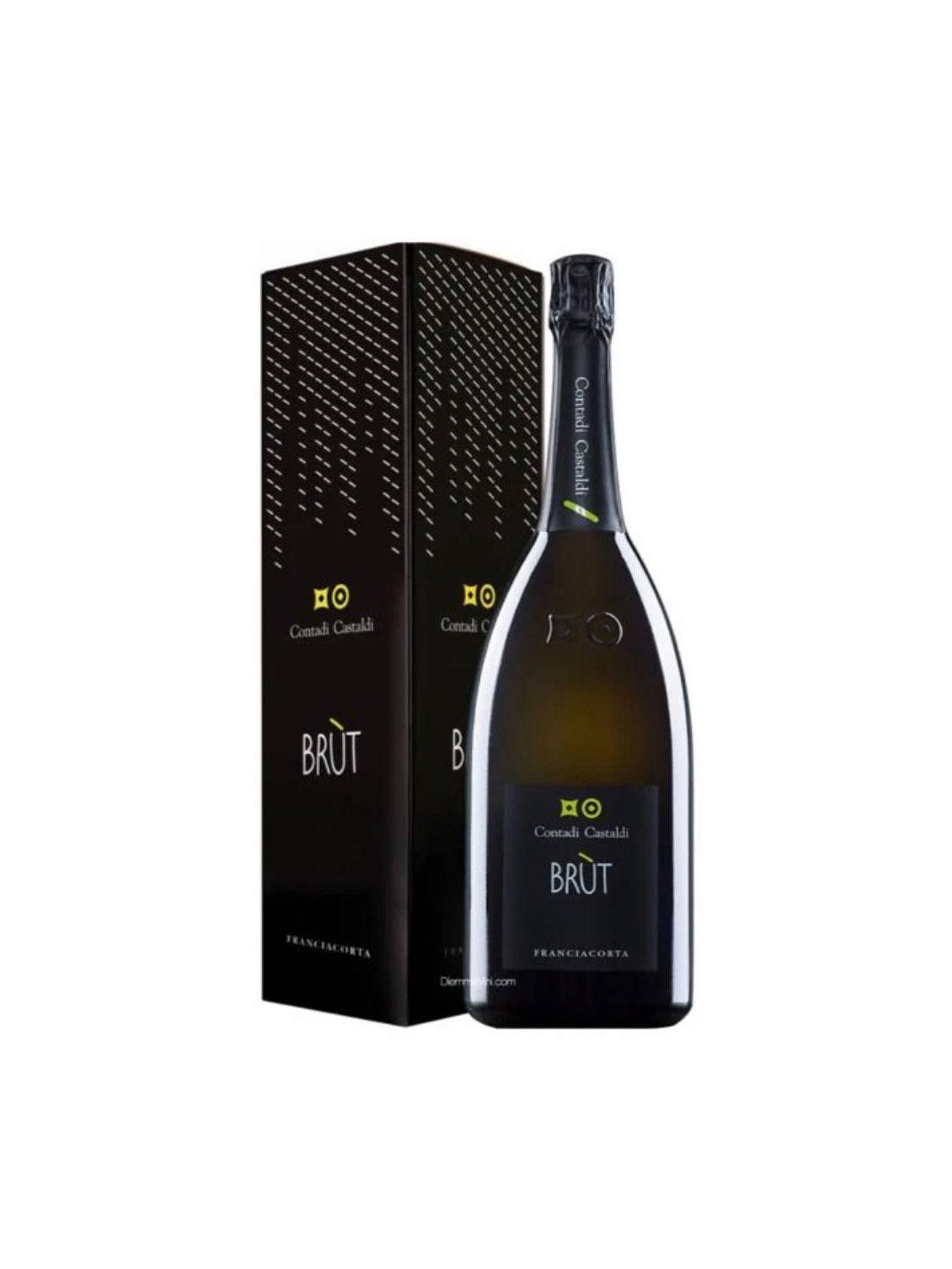 Contadi Castaldi Brut Franciacorta magnum spumante in astuccio rigido nero