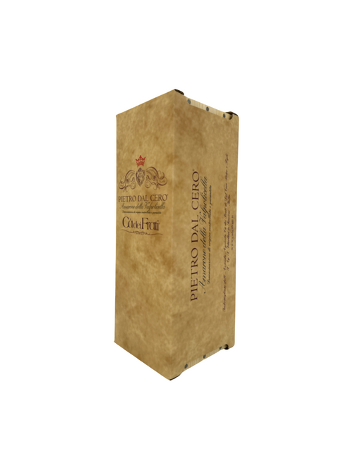 Tan cardboard gift box for Amarone della Valpolicella DOCG