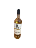 Chardonnay Mezzadro white wine bottle with illustrated label